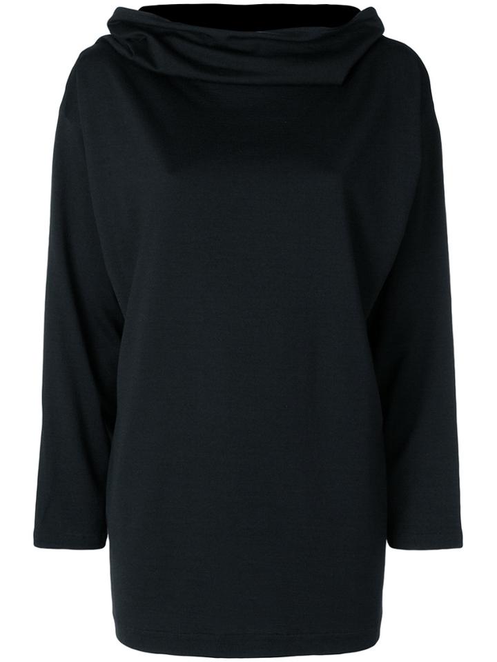 Comme Des Garçons Vintage Longsleeved Shift Blouse - Black