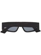 Dior Eyewear Embellished Flat Bridged Sunglasses - Black