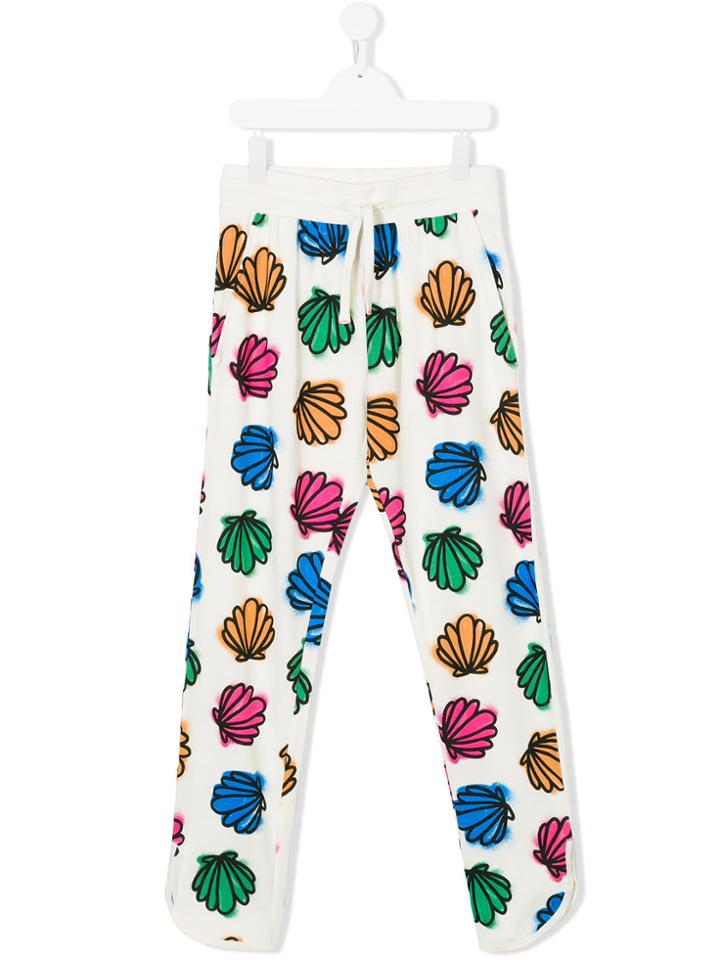 Stella Mccartney Kids Teen Emilie Shells Print Trousers - Nude &