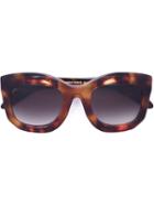 Kuboraum 'mask B2' Sunglasses, Adult Unisex, Brown, Acetate