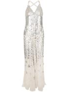 Temperley London Starlet Sequined Dress - Neutrals