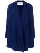 Harris Wharf London Boxy Coat - Blue