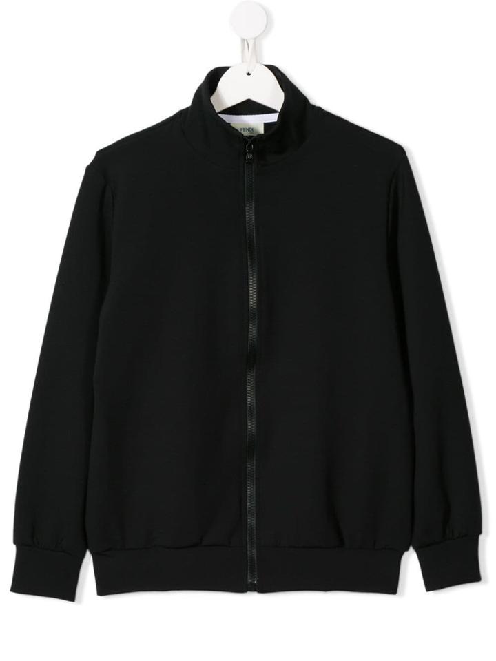 Fendi Logo Detail Jacket - Black