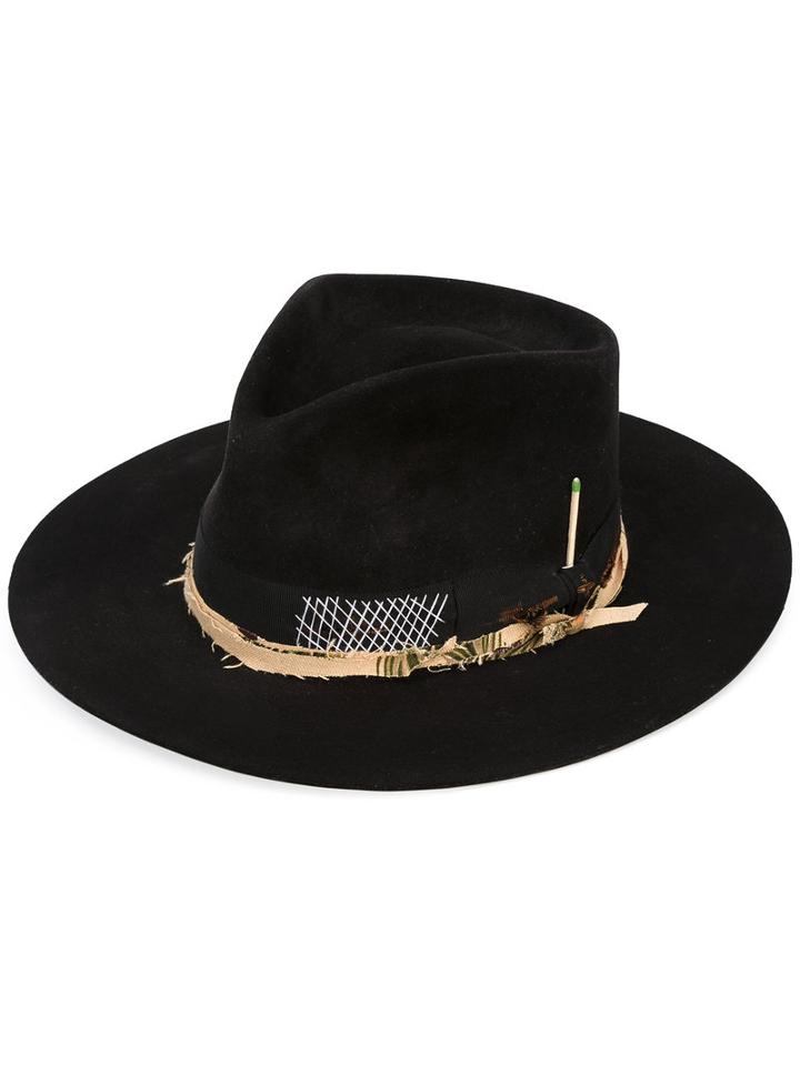 Nick Fouquet - 'the Belcampo' Hat - Women - Beaver Fur - 58, Black, Beaver Fur