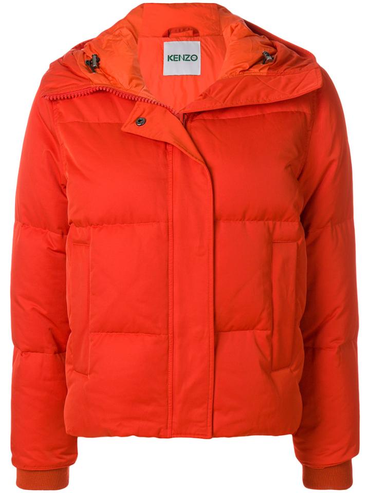 Kenzo Puffer Jacket - Yellow & Orange