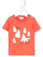 Paul Smith Junior - Ghost Print T-shirt - Kids - Cotton - 18 Mth, Yellow/orange