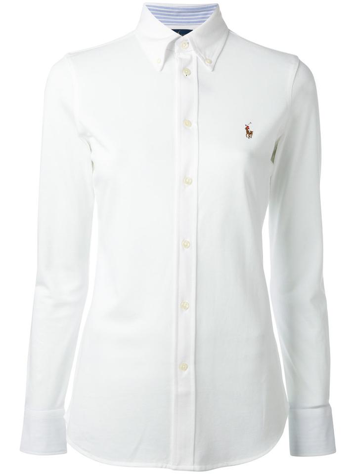 Polo Ralph Lauren Classic Shirt, Women's, Size: Small, White, Cotton