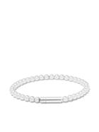 Le Gramme Beaded Bracelet - Silver