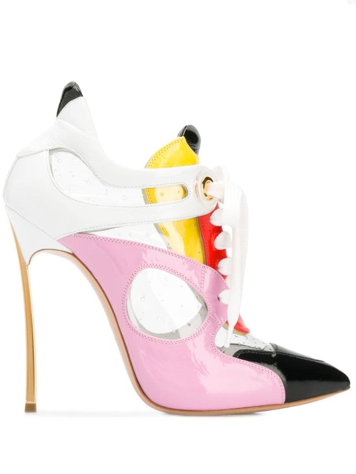 Casadei Heeled Lace-up Boots - Pink