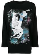 Mm6 Maison Margiela Printed Sweatshirt - Black