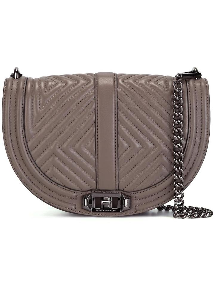 Rebecca Minkoff 'geo Love' Shoulder Bag, Women's, Grey, Leather/polyester
