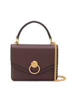 Mulberry Small Harlow Satchel Small Classic Grain Shoulder Bag - Red