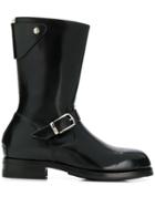 Paul Smith Buckle Detail Boots - Black