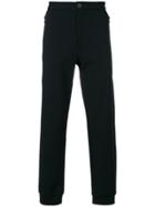 Giorgio Armani Textured Trousers - Blue