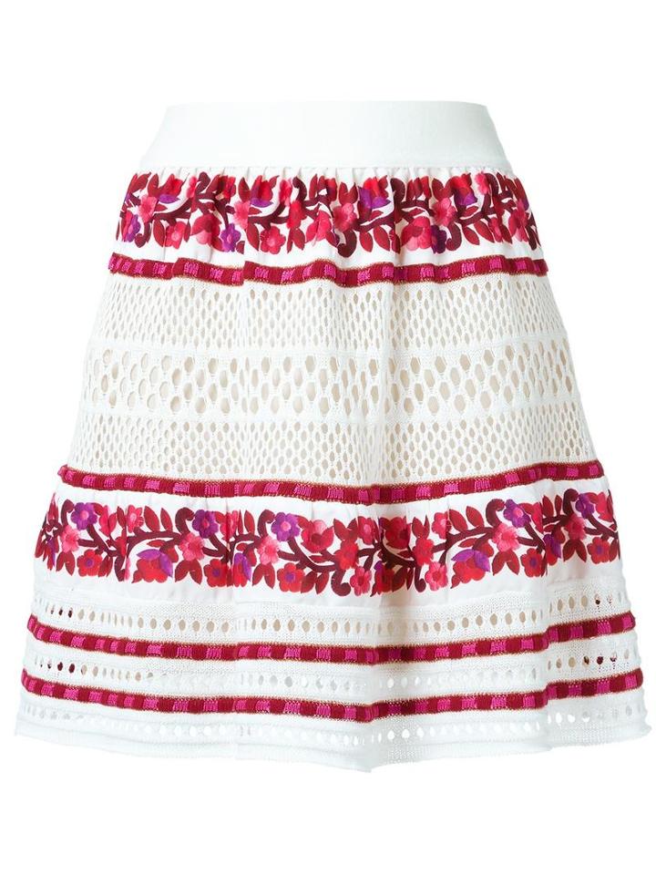 Cecilia Prado Crochet Skirt, Women's, Size: P, Pink/purple, Cotton/acrylic