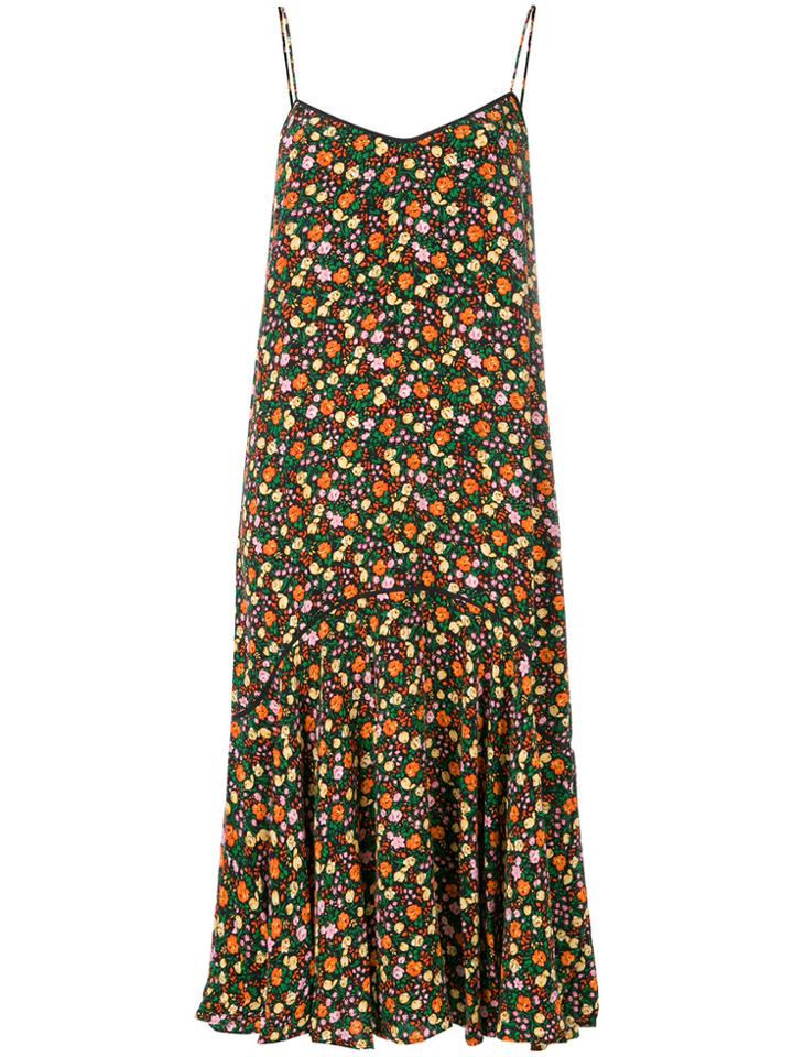 Ganni Floral Print Dress - Multicolour