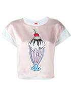 Ultràchic 'milkshake' Contrast Back T-shirt