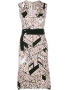 Preen By Thornton Bregazzi Eames Printed Sleeveless Dress