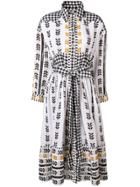 Dodo Bar Or Embroidered Summer Dress - White