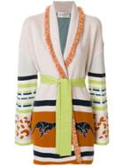 Antonia Zander Cadu Belted Cardigan - Multicolour