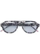 Thom Browne Eyewear Tinted Lenses Sunglasses - Grey