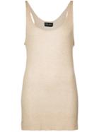 Baja East Long Knitted Top - Nude & Neutrals