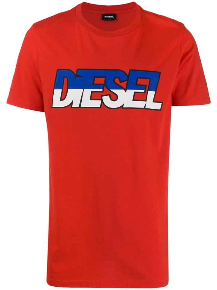 Diesel Logo T-shirt - Red