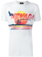 Dsquared2 - 'nevada' T-shirt - Men - Cotton - Xs, White, Cotton