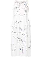 Jupe By Jackie Squiggle Embroidered Dress - White