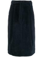 Ymc Corduroy Skirt - Blue