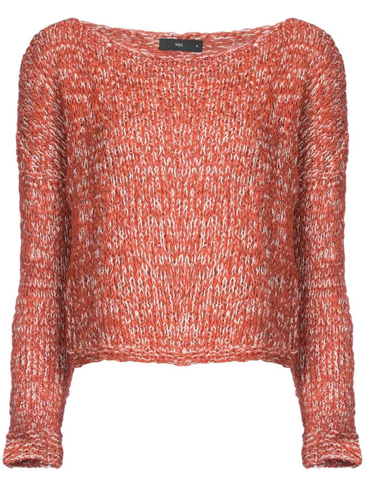Voz Twist Jumper - Red