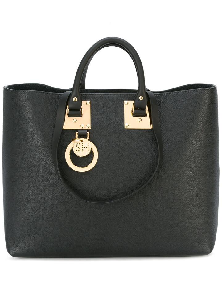 Sophie Hulme Tote Bag, Women's, Black, Calf Leather