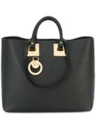 Sophie Hulme Tote Bag, Women's, Black, Calf Leather