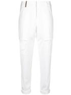 Peserico Pantaló Cargo - White