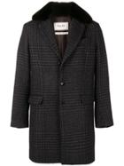 Paltò Classic Tweed Coat - Grey