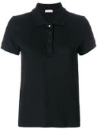Moncler Logo Trim Polo Shirt - Black
