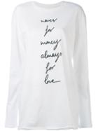 Damir Doma - Taya Longsleeved T-shirt - Women - Cotton - Xs, White, Cotton