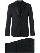 Tagliatore Two-piece Dinner Suit, Men's, Size: 54, Black, Cupro/virgin Wool