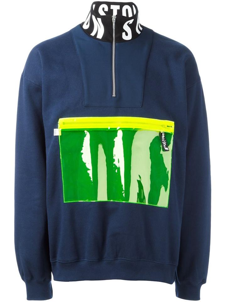 Christopher Shannon Fluorescent Pocket Sweatshirt
