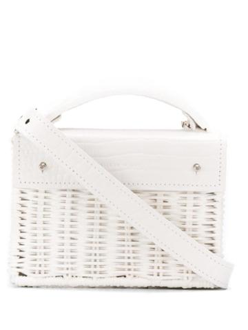 Wicker Wings Mini Kuai Tote - White