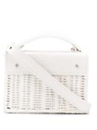 Wicker Wings Mini Kuai Tote - White