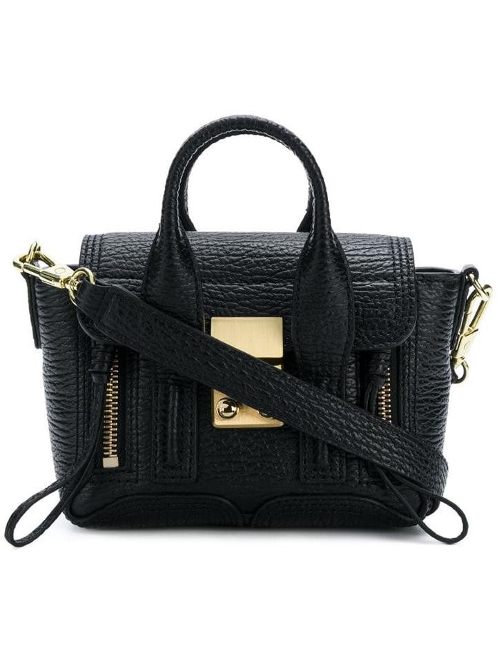 3.1 Phillip Lim Pashli Shark Nano Satchel - Black