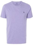 Polo Ralph Lauren Embroidered Logo T-shirt - Pink & Purple