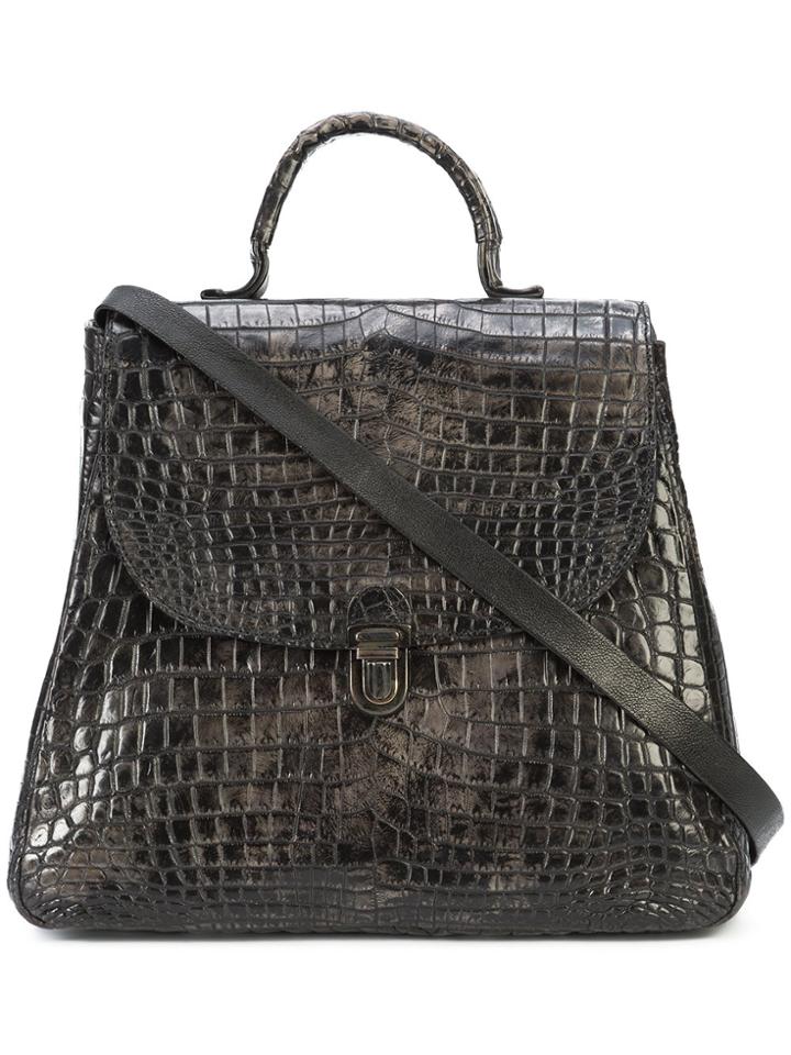 Cherevichkiotvichki Trapezoid Handbag - Black