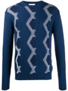Etro Diamond Knit Sweater - Blue