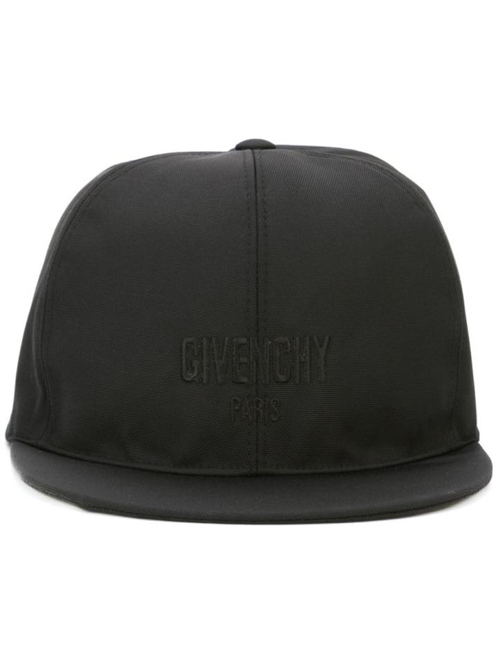 Givenchy Embroidered Logo Cap, Men's, Black, Polyamide/polyurethane/cotton