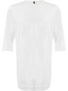Kazuyuki Kumagai Three Quarter Sleeve T-shirt - White