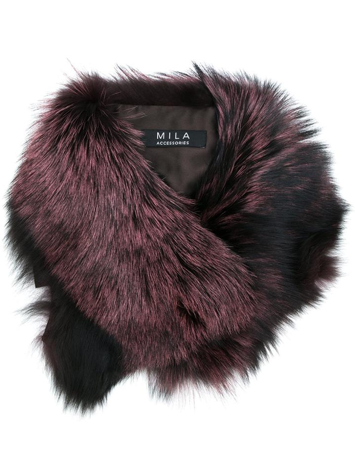 Cara Mila Mini Duchess Scarf - Pink & Purple