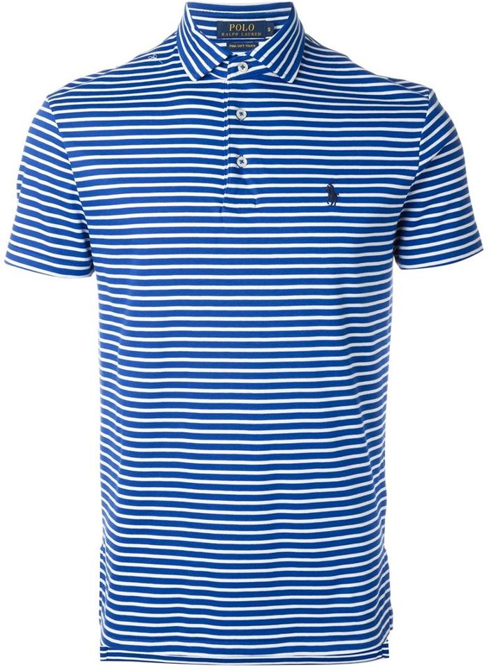 Polo Ralph Lauren Striped Logo Polo Shirt