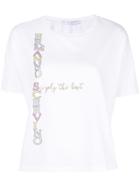 Ermanno Scervino Logo Printed T-shirt - White